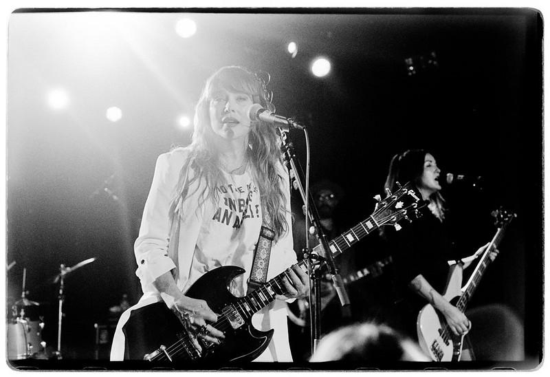 Louise Post Veruca Salt Johnny Martyr B&W Concert Music 35mm Film Photography Gibson SG