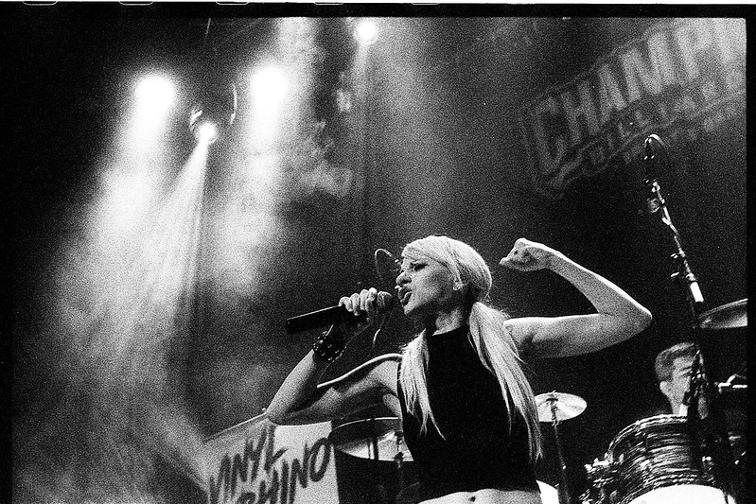 Vinyl Rhino Ashley Miles Marie Champions Frederick Maryland Kodak TMAX P3200 concert live singer performer music rock grain grainy film b&w black and white  Black and White Film  black and white film photography 