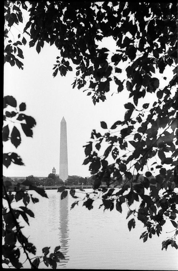 Johnny Martyr Washington Monument DC George Washington Kodak Tri-X Leica Leitz Barnack History Timeless Composition Summitar 50mm Black and White B&W film