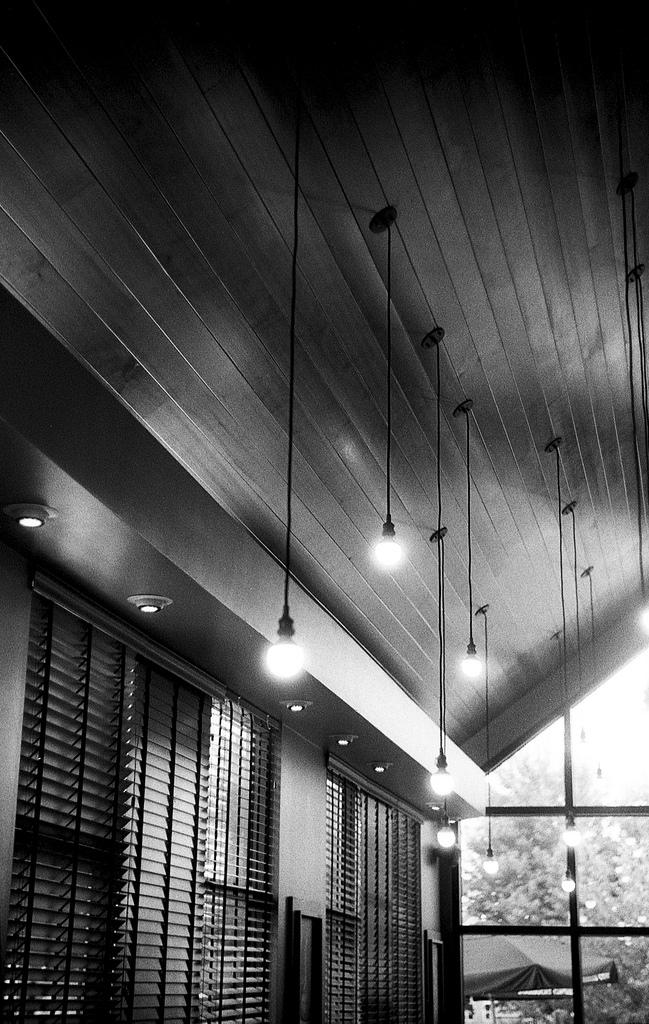 Starbucks Urbana Maryland 1930 Leica III black and white film photography Johnny Martyr