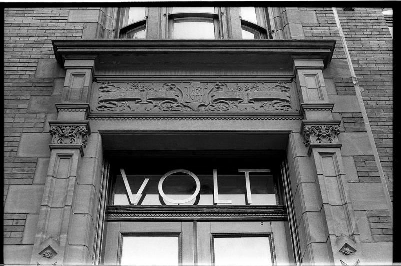 Volt Restaurant Frederick Maryland black and white film photography Johnny Martyr